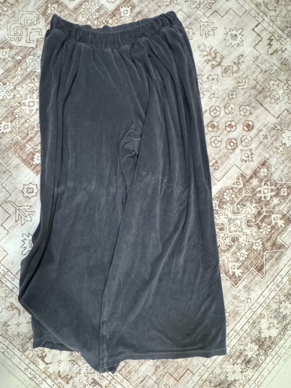 Aerie Ribbed Dark Gray/Charcoal Sweatpants